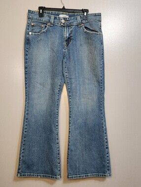 Vintage Y2K Levis 542 Women’s Low Rise Flared Jeans Size 14M